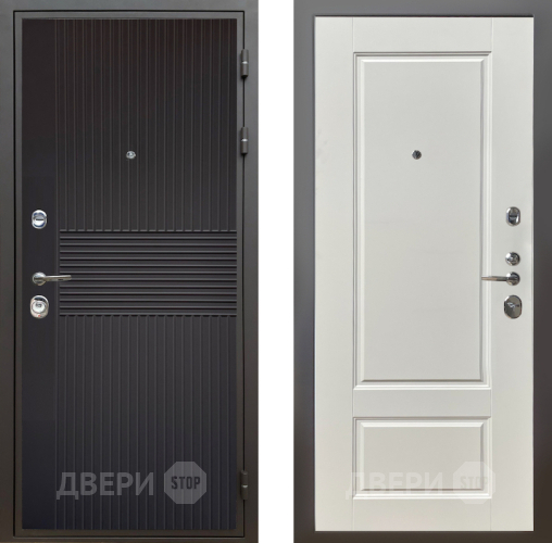 Входная металлическая Дверь Шелтер (SHELTER) Комфорт Черная шагрень 5 Силк тирамиссу в Наро-Фоминске