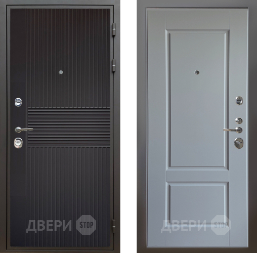 Входная металлическая Дверь Шелтер (SHELTER) Комфорт Черная шагрень 6 Силк Маус в Наро-Фоминске