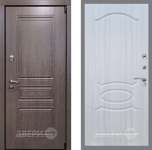 Входная металлическая Дверь Рекс (REX) Пренмиум-S FL-128 Сандал белый в Наро-Фоминске