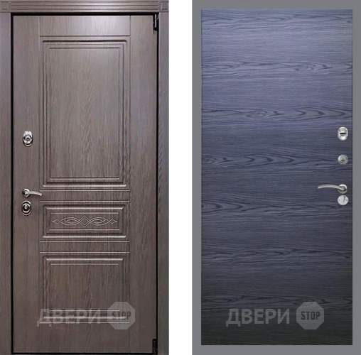 Дверь Рекс (REX) Пренмиум-S GL Дуб тангенальный черный в Наро-Фоминске