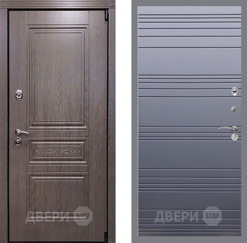 Входная металлическая Дверь Рекс (REX) Пренмиум-S Line Силк титан в Наро-Фоминске
