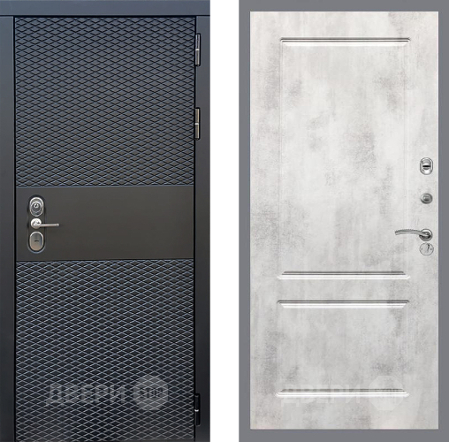 Входная металлическая Дверь Стоп БЛЭК CISA ФЛ-117 Бетон светлый в Наро-Фоминске
