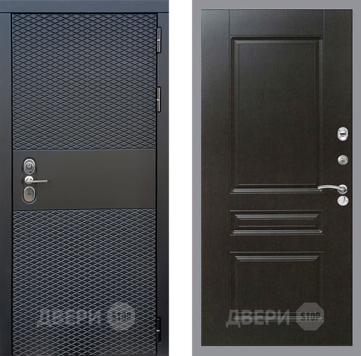 Входная металлическая Дверь Стоп БЛЭК CISA ФЛ-243 Венге в Наро-Фоминске