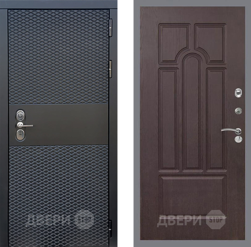 Входная металлическая Дверь Стоп БЛЭК CISA ФЛ-58 Венге в Наро-Фоминске