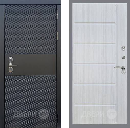 Входная металлическая Дверь Стоп БЛЭК CISA ФЛ-102 Сандал белый в Наро-Фоминске