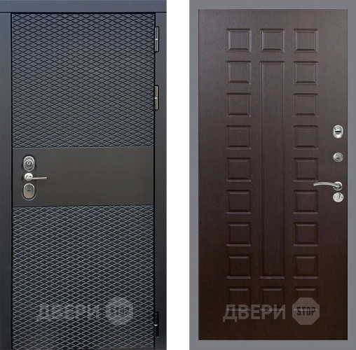 Входная металлическая Дверь Стоп БЛЭК CISA ФЛ-183 Венге в Наро-Фоминске