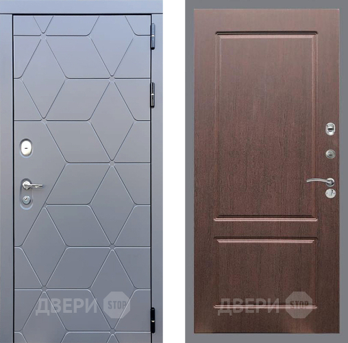 Входная металлическая Дверь Стоп КОСМО ФЛ-117 Орех премиум в Наро-Фоминске