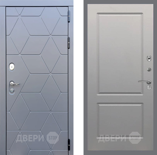 Входная металлическая Дверь Стоп КОСМО ФЛ-117 Грей софт в Наро-Фоминске