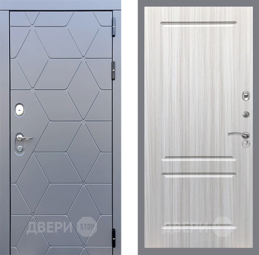 Входная металлическая Дверь Стоп КОСМО ФЛ-117 Сандал белый в Наро-Фоминске