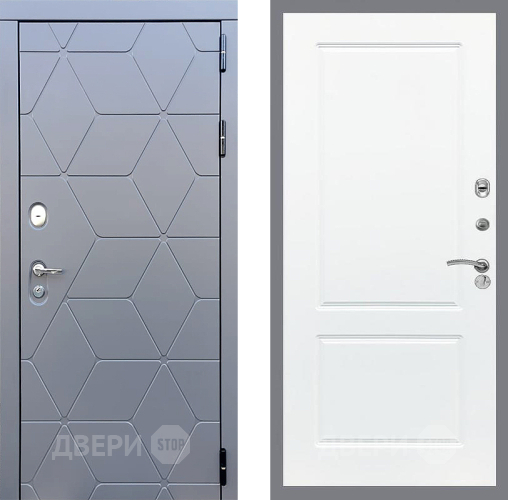 Входная металлическая Дверь Стоп КОСМО ФЛ-117 Силк Сноу в Наро-Фоминске