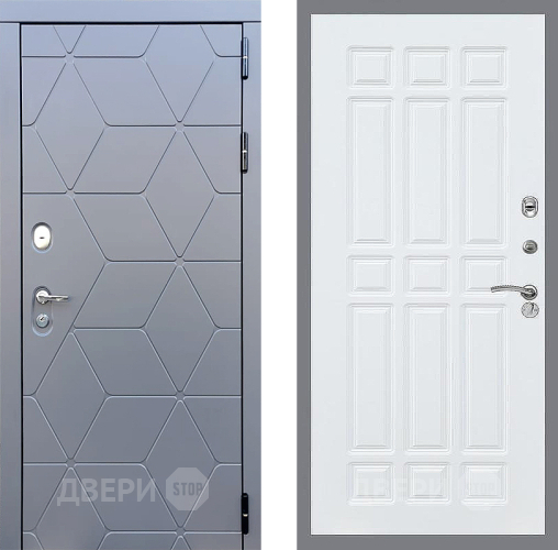 Входная металлическая Дверь Стоп КОСМО ФЛ-33 Силк Сноу в Наро-Фоминске