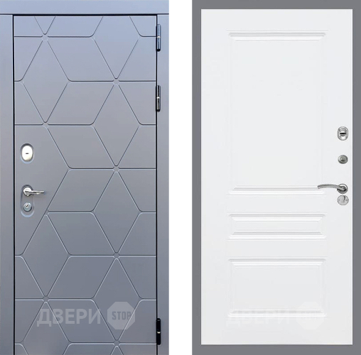 Входная металлическая Дверь Стоп КОСМО ФЛ-243 Силк Сноу в Наро-Фоминске