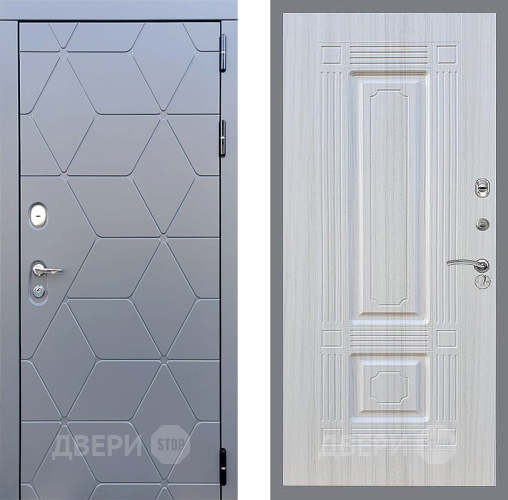 Входная металлическая Дверь Стоп КОСМО ФЛ-2 Сандал белый в Наро-Фоминске