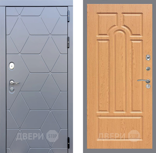 Входная металлическая Дверь Стоп КОСМО ФЛ-58 Дуб в Наро-Фоминске