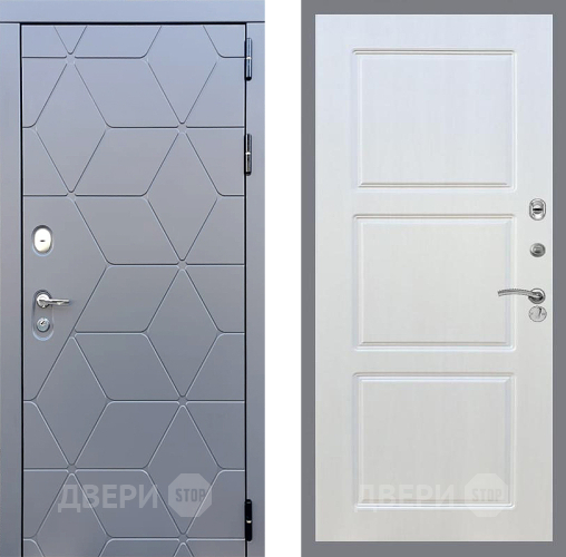 Входная металлическая Дверь Стоп КОСМО ФЛ-3 Лиственница беж в Наро-Фоминске