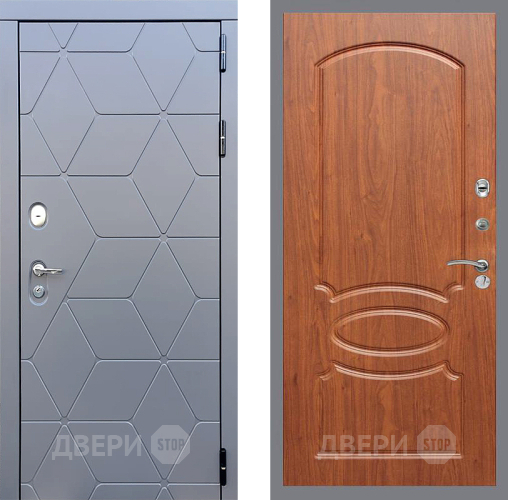 Входная металлическая Дверь Стоп КОСМО ФЛ-128 Береза мореная в Наро-Фоминске