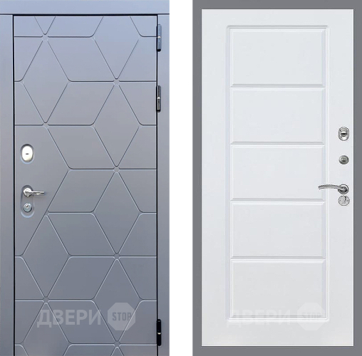 Входная металлическая Дверь Стоп КОСМО ФЛ-39 Силк Сноу в Наро-Фоминске