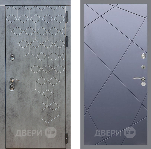 Дверь Стоп БЕТОН ФЛ-291 Силк титан в Наро-Фоминске