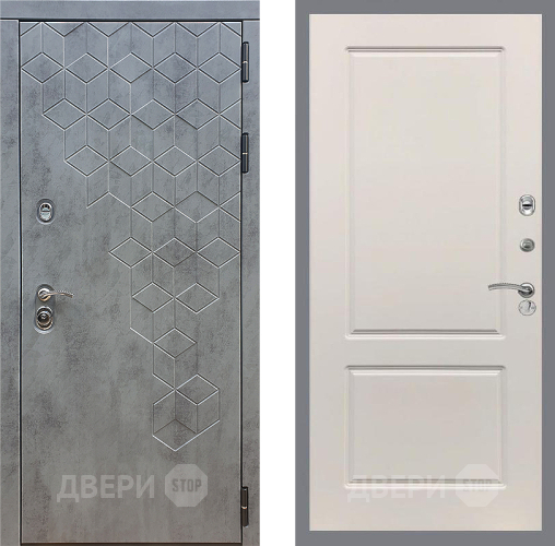 Входная металлическая Дверь Стоп БЕТОН ФЛ-117 Шампань в Наро-Фоминске