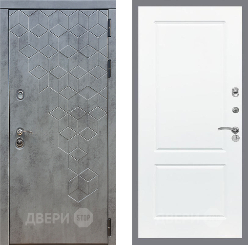 Входная металлическая Дверь Стоп БЕТОН ФЛ-117 Силк Сноу в Наро-Фоминске
