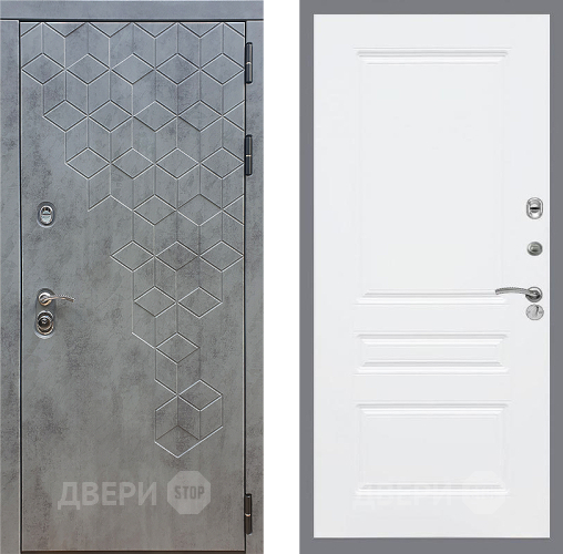 Входная металлическая Дверь Стоп БЕТОН ФЛ-243 Силк Сноу в Наро-Фоминске