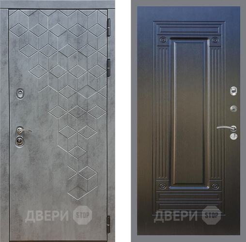 Входная металлическая Дверь Стоп БЕТОН ФЛ-4 Венге в Наро-Фоминске