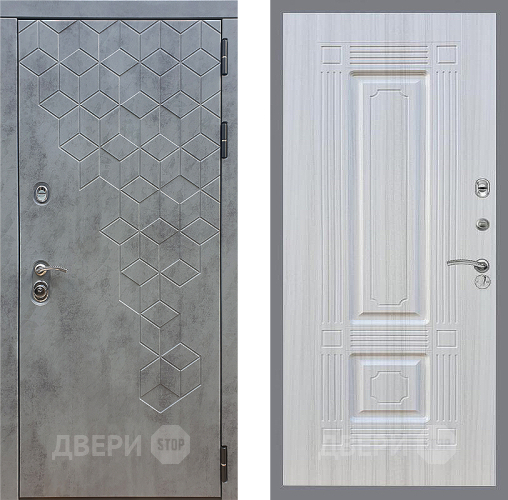 Входная металлическая Дверь Стоп БЕТОН ФЛ-2 Сандал белый в Наро-Фоминске
