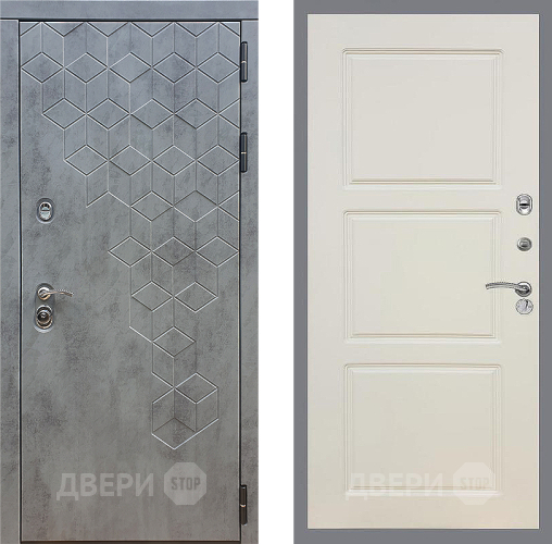 Входная металлическая Дверь Стоп БЕТОН ФЛ-3 Шампань в Наро-Фоминске