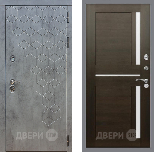 Входная металлическая Дверь Стоп БЕТОН СБ-18 Венге в Наро-Фоминске