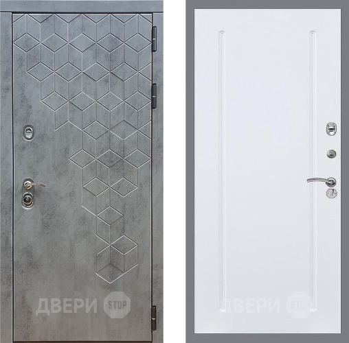 Входная металлическая Дверь Стоп БЕТОН ФЛ-68 Силк Сноу в Наро-Фоминске
