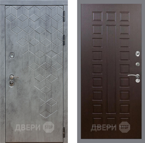 Входная металлическая Дверь Стоп БЕТОН ФЛ-183 Венге в Наро-Фоминске