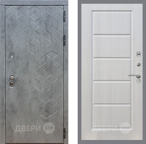 Входная металлическая Дверь Стоп БЕТОН ФЛ-39 Лиственница беж в Наро-Фоминске