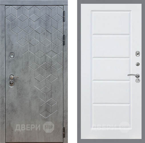 Входная металлическая Дверь Стоп БЕТОН ФЛ-39 Силк Сноу в Наро-Фоминске