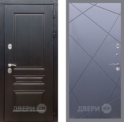 Входная металлическая Дверь Стоп МЕГАПОЛИС ФЛ-291 Силк титан в Наро-Фоминске