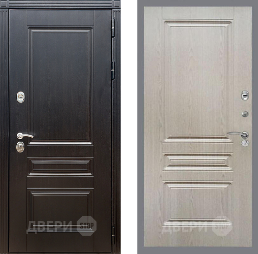 Входная металлическая Дверь Стоп МЕГАПОЛИС ФЛ-243 Беленый дуб в Наро-Фоминске