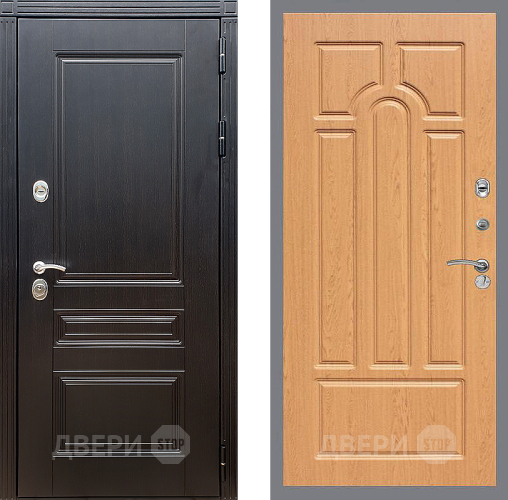 Входная металлическая Дверь Стоп МЕГАПОЛИС ФЛ-58 Дуб в Наро-Фоминске