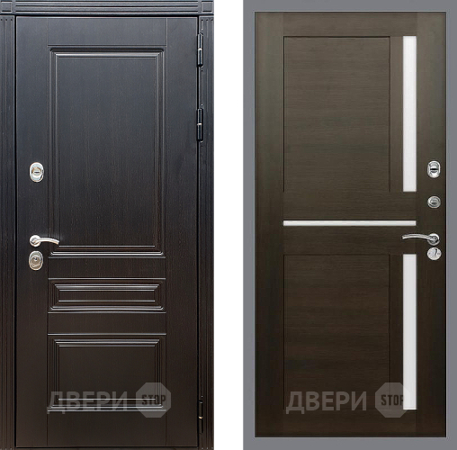 Входная металлическая Дверь Стоп МЕГАПОЛИС СБ-18 Венге в Наро-Фоминске