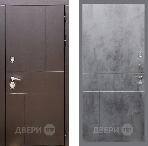 Входная металлическая Дверь Стоп УРБАН ФЛ-290 Бетон темный в Наро-Фоминске