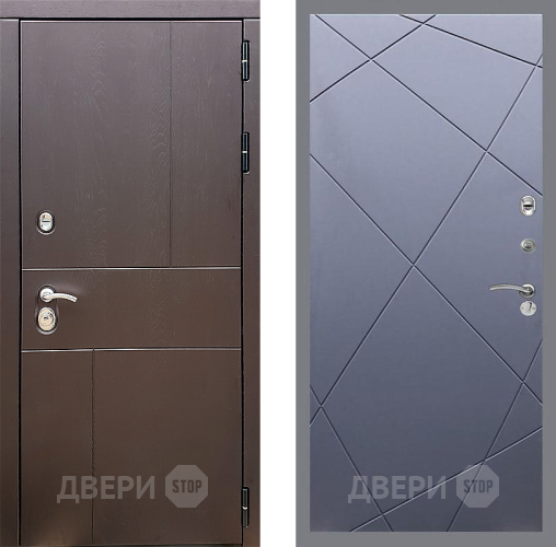 Входная металлическая Дверь Стоп УРБАН ФЛ-291 Силк титан в Наро-Фоминске