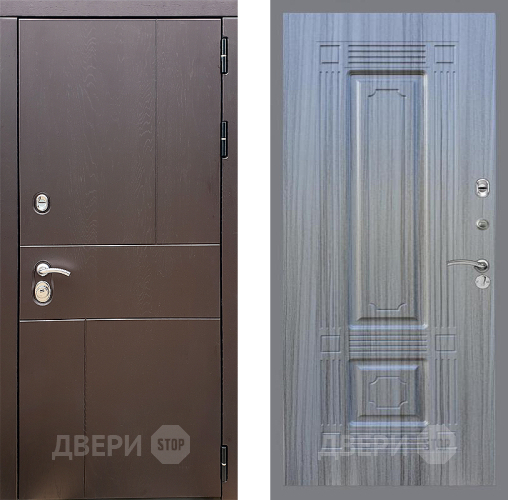 Входная металлическая Дверь Стоп УРБАН ФЛ-2 Сандал грей в Наро-Фоминске