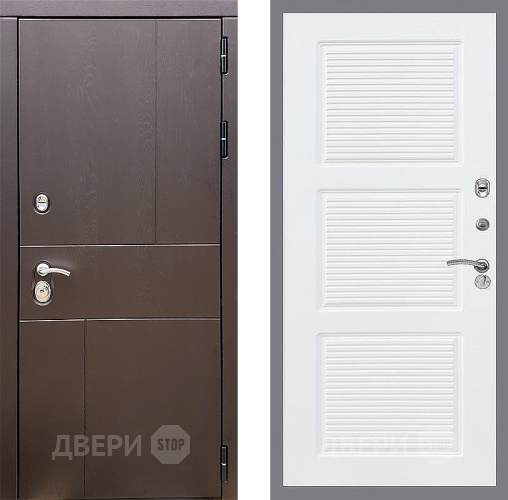 Входная металлическая Дверь Стоп УРБАН ФЛ-1 Силк Сноу в Наро-Фоминске