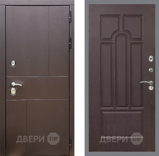 Входная металлическая Дверь Стоп УРБАН ФЛ-58 Венге в Наро-Фоминске