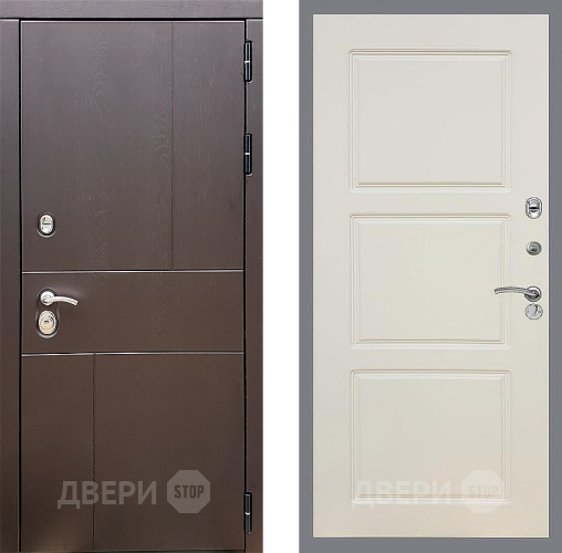 Входная металлическая Дверь Стоп УРБАН ФЛ-3 Шампань в Наро-Фоминске
