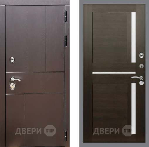 Входная металлическая Дверь Стоп УРБАН СБ-18 Венге в Наро-Фоминске
