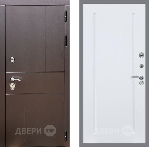 Входная металлическая Дверь Стоп УРБАН ФЛ-68 Силк Сноу в Наро-Фоминске