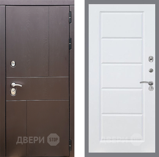Входная металлическая Дверь Стоп УРБАН ФЛ-39 Силк Сноу в Наро-Фоминске