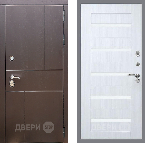 Входная металлическая Дверь Стоп УРБАН СБ-14 Сандал белый в Наро-Фоминске