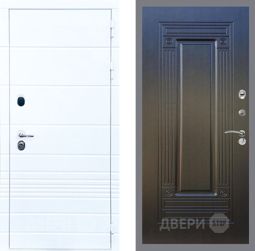 Входная металлическая Дверь Стоп ТРЕНДО ФЛ-4 Венге в Наро-Фоминске