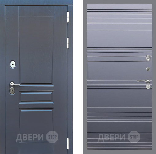 Входная металлическая Дверь Стоп ПЛАТИНУМ Лайн Силк титан в Наро-Фоминске