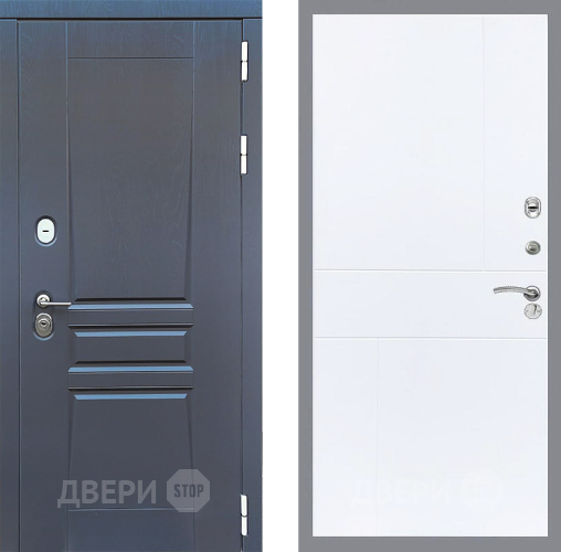 Входная металлическая Дверь Стоп ПЛАТИНУМ ФЛ-290 Силк Сноу в Наро-Фоминске